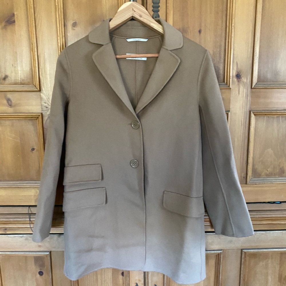 MaxMara Brown Blazer Notched Lapels
